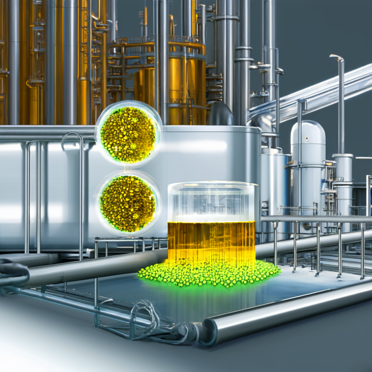 Enzyme biofuel production process